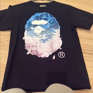 BAPE Sakura Photo Ape Head 'Black'